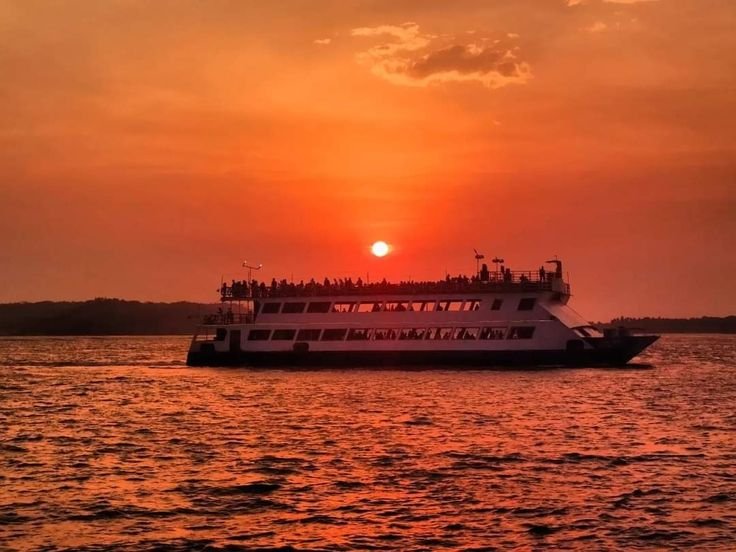 Mandovi river sunset cruise Goa